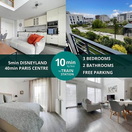 Le Colisee - Appartement Duplex Pour 6 A Disneyland Paris Montevrain Exterior photo